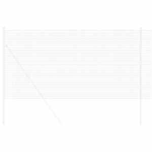 Svařovaný drátěný plot 5000 x 100 cm Stříbrná - obrázek 3