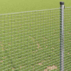 Svařovaný drátěný plot 5000 x 100 cm Stříbrná - obrázek 4