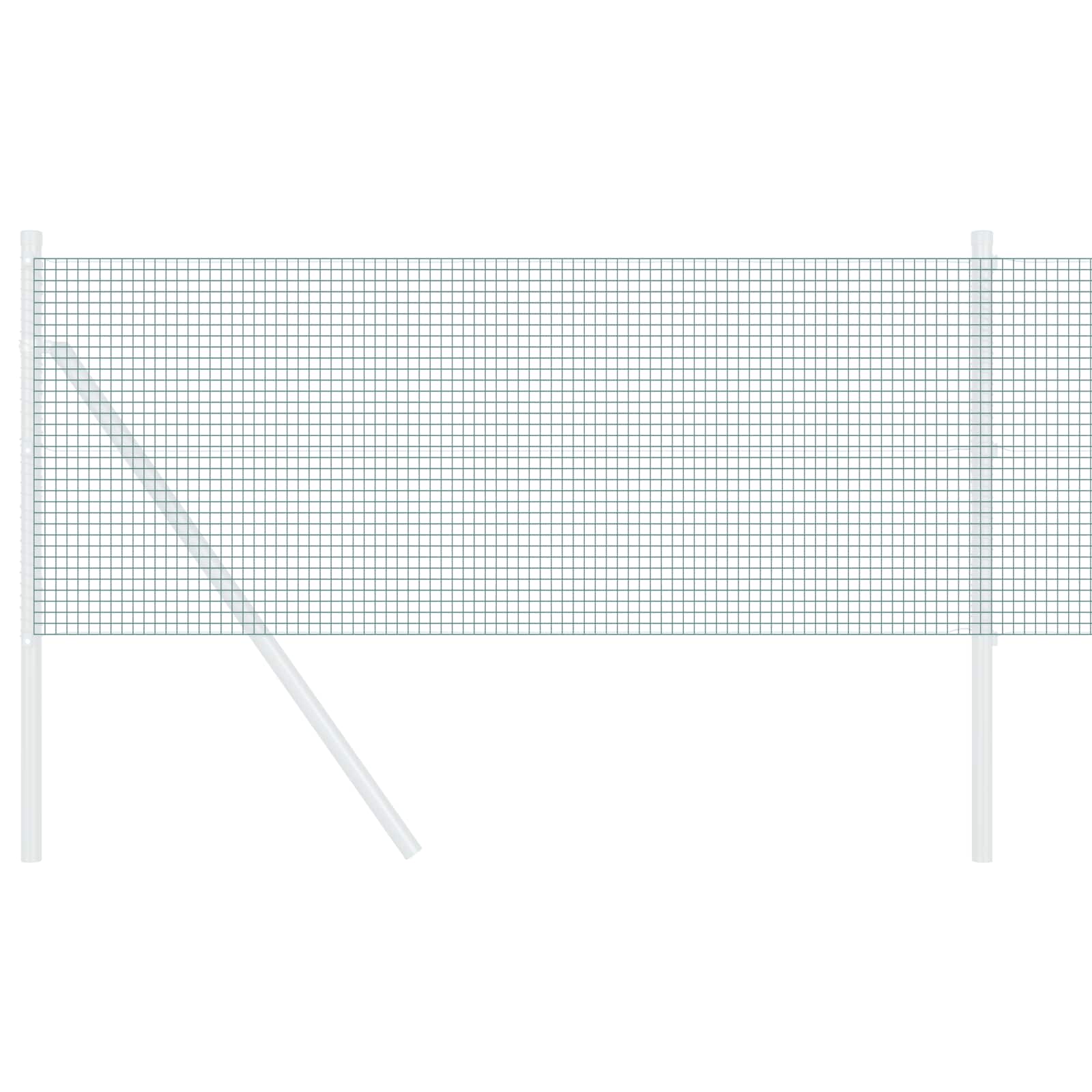 Thumbnail - vidaXL Geschweißter Drahtzaun Grün 0,8 x 10 m