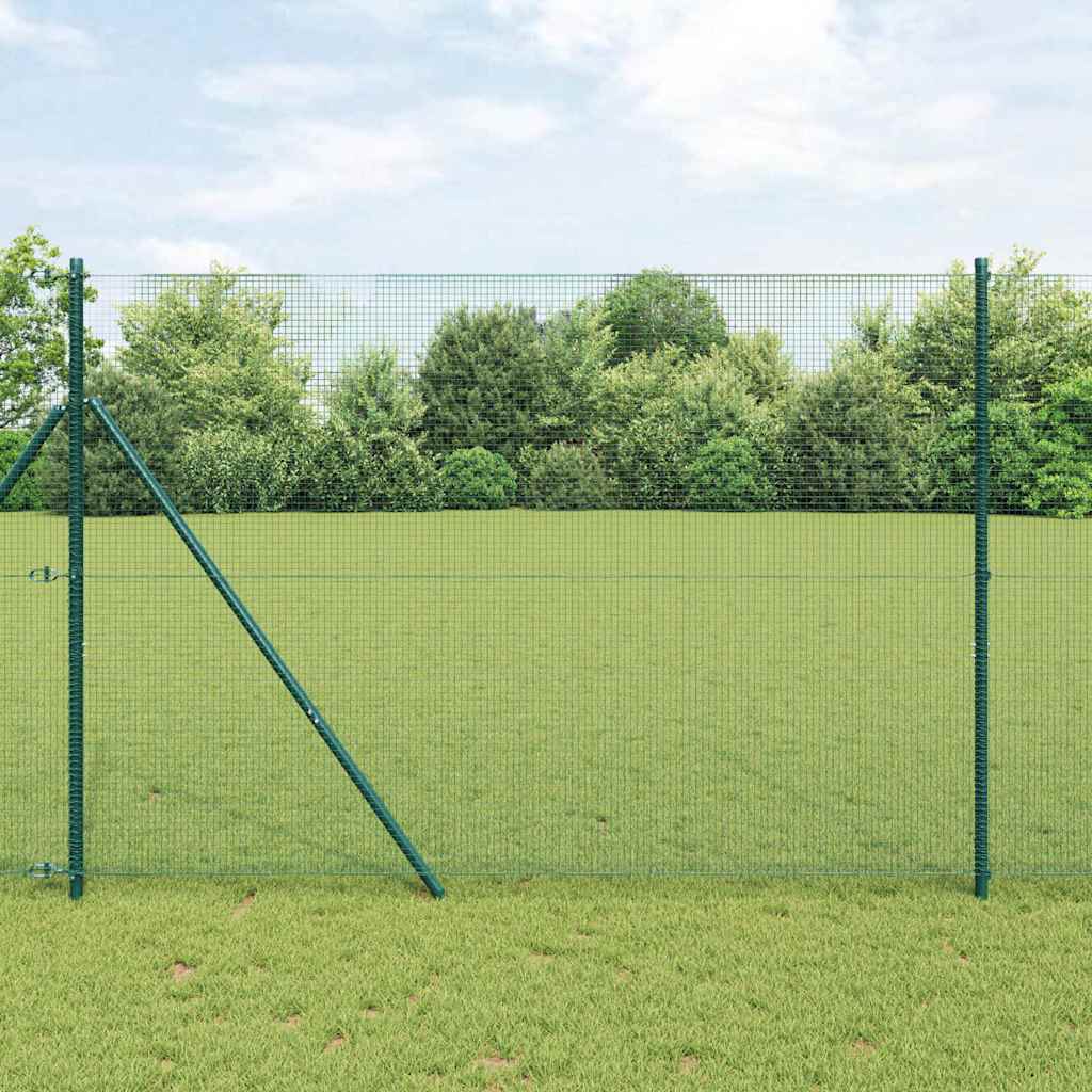 Svejset Maszahegn Grøn 1,5x10 m Stål