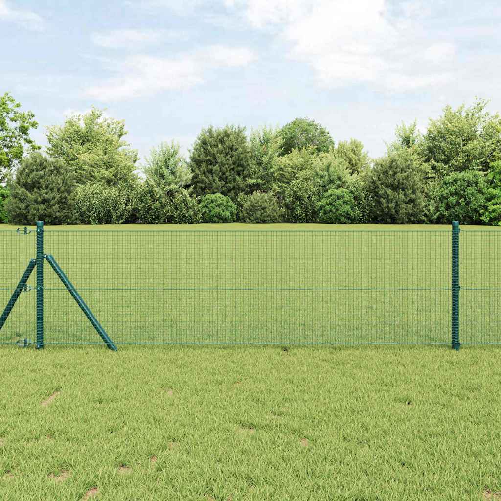 Zvarovaný drôtový plot, zelený, 0,8x50 m, oceľ 42005101