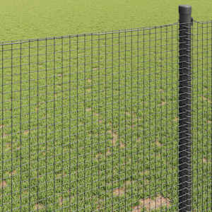 Svařovaný drátěný plot 1000 x 120 cm Šedá - obrázek 4