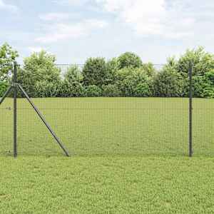 Svařovaný drátěný plot 1000 x 120 cm Šedá - obrázek 1