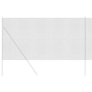 Svařovaný drátěný plot 1000 x 120 cm Šedá - obrázek 3