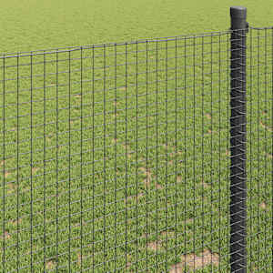 Svařovaný drátěný plot 5000 x 140 cm Šedá - obrázek 4