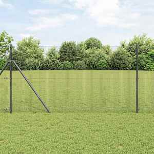 Svařovaný drátěný plot 5000 x 140 cm Šedá - obrázek 1