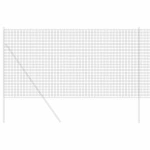 Svařovaný drátěný plot 5000 x 140 cm Šedá - obrázek 3