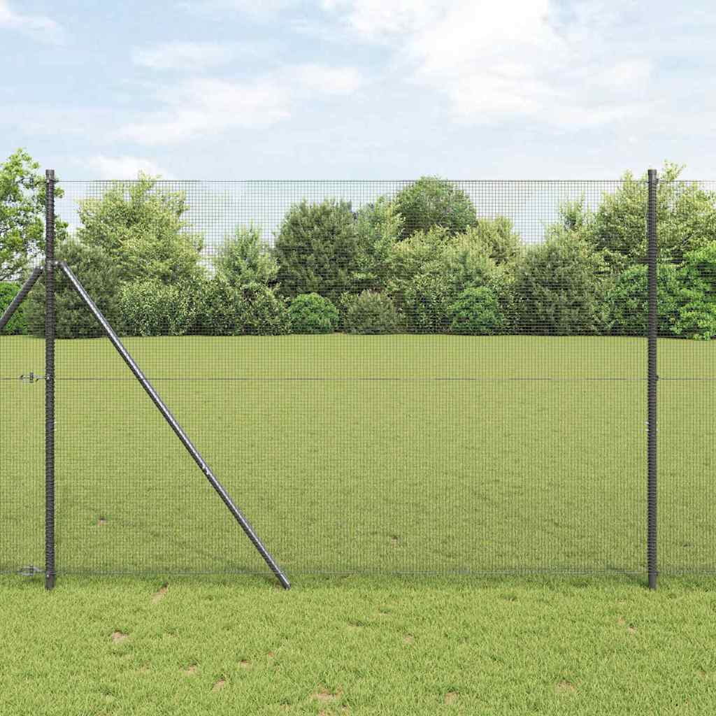 Svetset Trådhegn Grå 1.5x50 m Stål