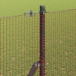 Svařovaný drátěný plot 1000 x 150 cm Červená - obrázek 4
