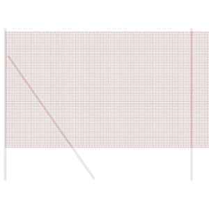 Svařovaný drátěný plot 1000 x 150 cm Červená - obrázek 3