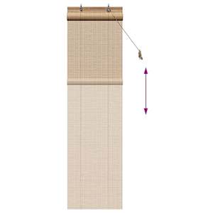 Roleta Hnědá 60 x 220 cm Bambus - obrázek 13