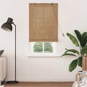 Roleta Hnědá 80 x 220 cm Bambus - obrázek 3