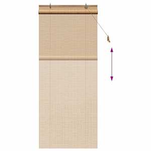 Roleta Hnědá 90 x 220 cm Bambus - obrázek 13