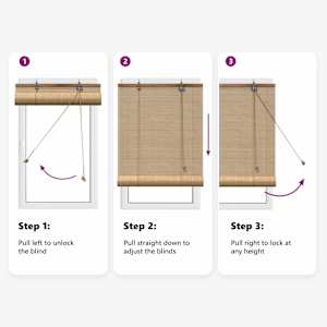 Roleta Hnědá 110 x 160 cm Bambus - obrázek 17