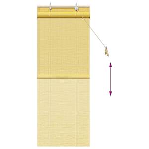 Roleta Žlutá 60 x 160 cm Bambus - obrázek 13