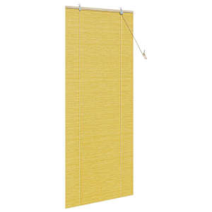 Roleta Žlutá 80 x 220 cm Bambus - obrázek 4