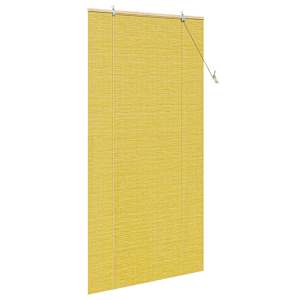 Roleta Žlutá 100 x 220 cm Bambus - obrázek 4
