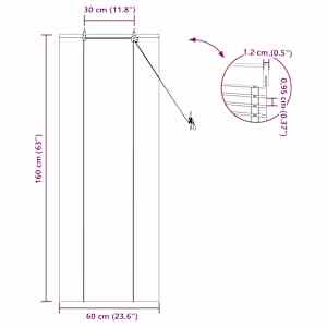 Roleta se záclonami Příroda 60 x 160 cm bambus - obrázek 15