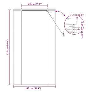 Roleta se záclonami Příroda 80 x 220 cm bambus - obrázek 15
