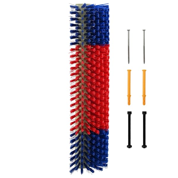 vidaXL Loomade harjad Punane ja Sinine 50 x 17 x 9 cm PP