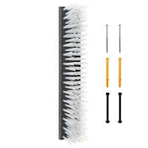 vidaXL Loomade harjad Must ja Valge 50 x 10 x 6,5 cm PP