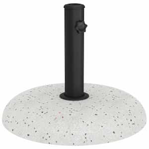 Základna pro slunečník Bílá Ø 45 x 33 cm betonová - obrázek 2