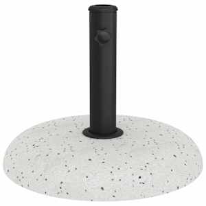 Základna pro slunečník Bílá Ø 45 x 33 cm betonová - obrázek 5