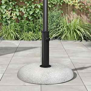 Základna pro slunečník Světle šedá Ø 45 x 33 cm betonová - obrázek 4