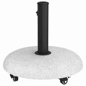 Základna pro slunečník Světle šedá Ø 45 x 40 cm betonová - obrázek 7