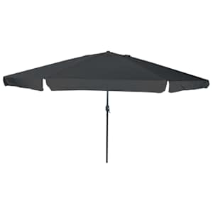 vidaXL Aedapara Antratsiit 394 x 394 x 248 cm Pol&uuml;ester ja teras