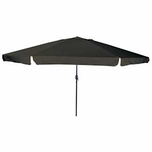 vidaXL Aedapara Must 394 x 394 x 248 cm Pol&uuml;ester ja teras