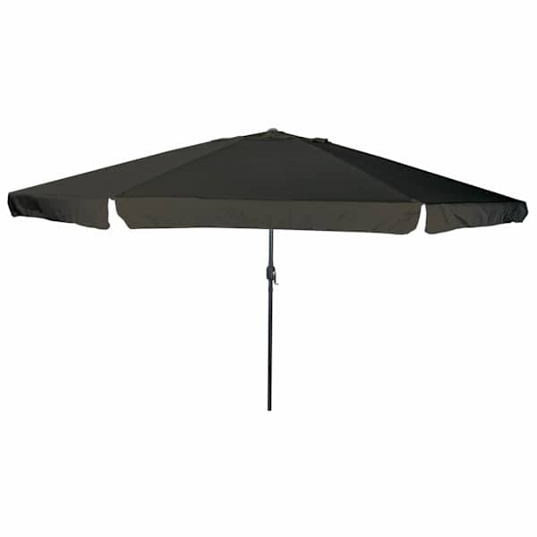 vidaXL Aedapara Must 394 x 394 x 248 cm Pol&uuml;ester ja teras