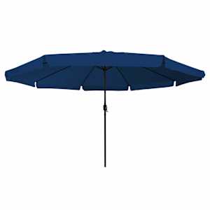 Zahradní slunečník Azurblau 394 x 394 x 248 cm Polyester a ocel - obrázek 3
