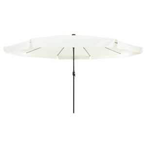 Zahradní slunečník Písek a antracit 395 x 395 x 245 cm - obrázek 4
