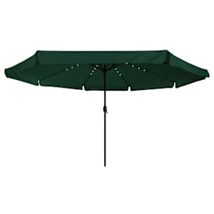 Zahradní slunečník Zelená 395 x 395 x 245 cm Polyester - obrázek 2