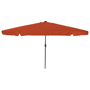 Zahradní slunečník Cihlová 395 x 395 x 245 cm Polyester - obrázek 1