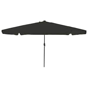Zahradní slunečník Černá 395 x 395 x 245 cm Polyester - obrázek 1
