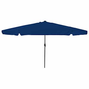 vidaXL Aedapara 395 x 395 x 245 cm Pol&uuml;ester &Uuml;mmargune Azurblau