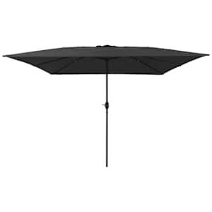 Zahradní slunečník Antracit 295 x 295 x 245 cm Polyester a ocel - obrázek 1