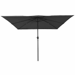 Zahradní slunečník Antracit 295 x 295 x 245 cm Polyester a ocel - obrázek 2