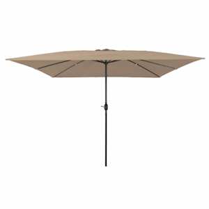 Zahradní slunečník Taupe 295 x 295 x 245 cm Polyester a ocel - obrázek 1