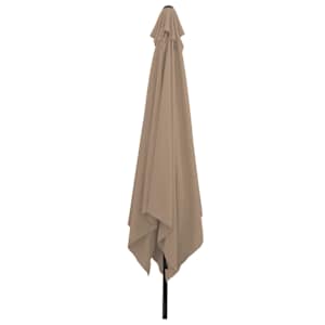 Zahradní slunečník Taupe 295 x 295 x 245 cm Polyester a ocel - obrázek 3