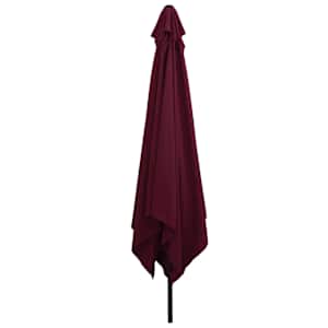 Zahradní slunečník Bordeaux červená 295 x 295 x 245 cm - obrázek 3