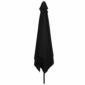 Zahradní slunečník Černá 295 x 295 x 245 cm Polyester a ocel - obrázek 3