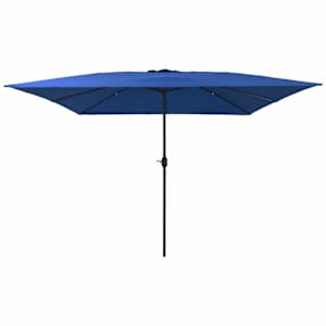 vidaXL Aedapara 295 x 295 x 245 cm Pol&uuml;ester ja teras Azurblau