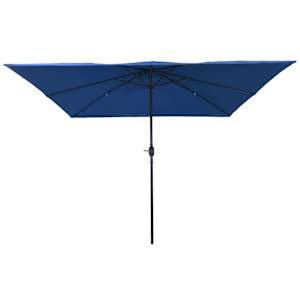 Zahradní slunečník 295 x 295 x 245 cm Polyester a ocel Azurblau - obrázek 2