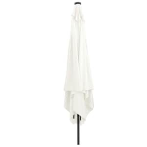 Zahradní slunečník Písková 295 x 295 x 245 cm Polyester a ocel - obrázek 2