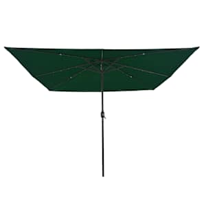Zahradní slunečník Zelená 295 x 295 x 245 cm Polyester a ocel - obrázek 4