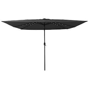 Zahradní slunečník Antracit 295 x 295 x 245 cm Polyester a ocel - obrázek 3