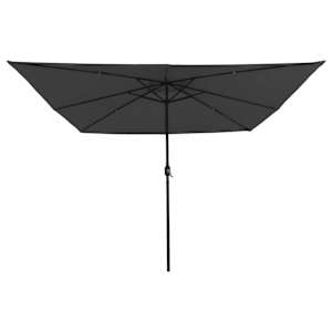 Zahradní slunečník Antracit 295 x 295 x 245 cm Polyester a ocel - obrázek 4